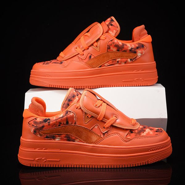2023 fashion orange mens casual sneakers streetwear hip hop mens platform sneakers designer comfortable skateboard men, Black
2023 fashion orange mens casual sneakers streetwear hip hop mens platform sneakers designer comfortable skateboard men, Black