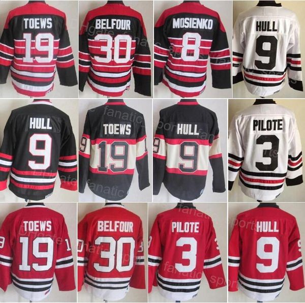 men retro ice hockey vintage 3 pierre pilote jersey 9 bobby hull 8 bill mosienko 19 jonathan toews 30 ed belfour 10 patrick sharp embroidery, Black;red
men retro ice hockey vintage 3 pierre pilote jersey 9 bobby hull 8 bill mosienko 19 jonathan toews 30 ed belfour 10 patrick sharp embroidery, Black;red