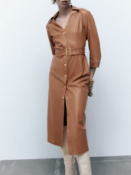 casual dresses kumsvag autumn women pu midi dress casual solid v-neck belt buttons female elegant street shirts dresses clothing 230321, Black;gray
casual dresses kumsvag autumn women pu midi dress casual solid v-neck belt buttons female elegant street shirts dresses clothing 230321, Black;gray