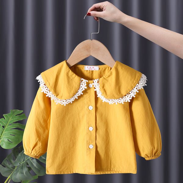kids shirts kids fashion girl fall blouses white lapel lacework solid color shirt puff sleeve single breasted fresh style children clothes 2, White;black
kids shirts kids fashion girl fall blouses white lapel lacework solid color shirt puff sleeve single breasted fresh style children clothes 2, White;black