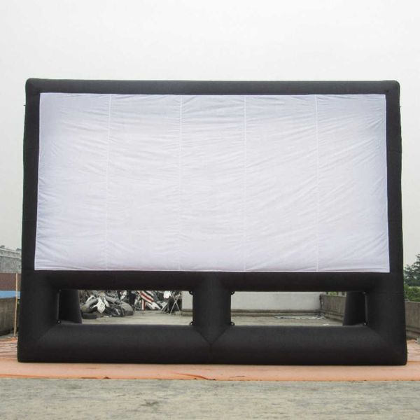 30/40 Ft giant Blow Up Outside Air Cinema Projection Party Film Inflatable Movie Screen Portable Projector Outdoor