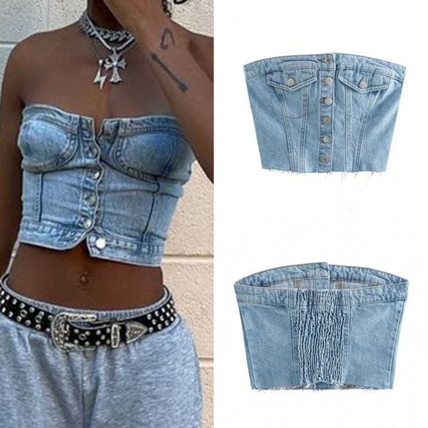 slim vest womens denim tanks fashionable cowgirl waistcoat camisole crop camis, White
slim vest womens denim tanks fashionable cowgirl waistcoat camisole crop camis, White