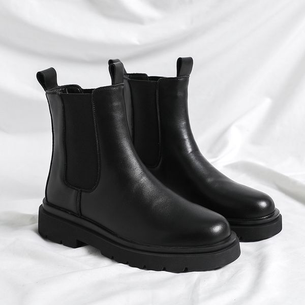 sandals misalwa autumn winter chelsea boots mens korean boots british plush high mens, Black
sandals misalwa autumn winter chelsea boots mens korean boots british plush high mens, Black