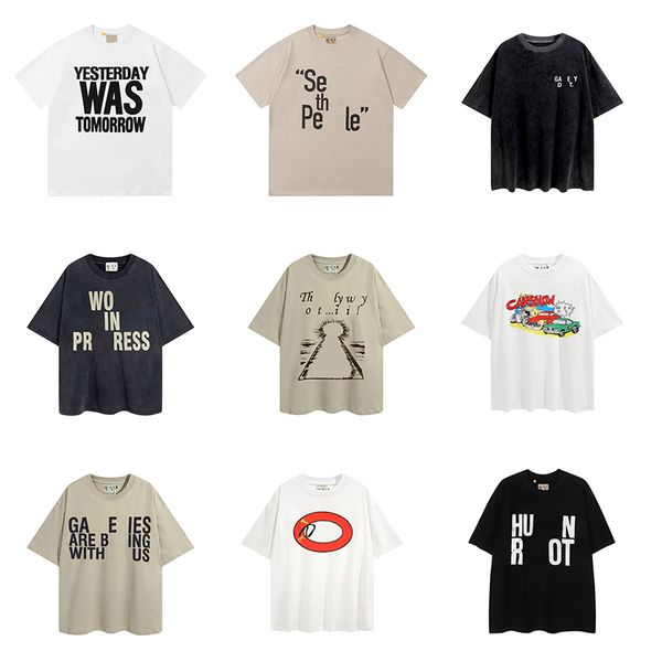 22 styles men sport galleryse depts letter printed designer tees oversized t shirts for women personality cotton street wear, White;black
22 styles men sport galleryse depts letter printed designer tees oversized t shirts for women personality cotton street wear, White;black