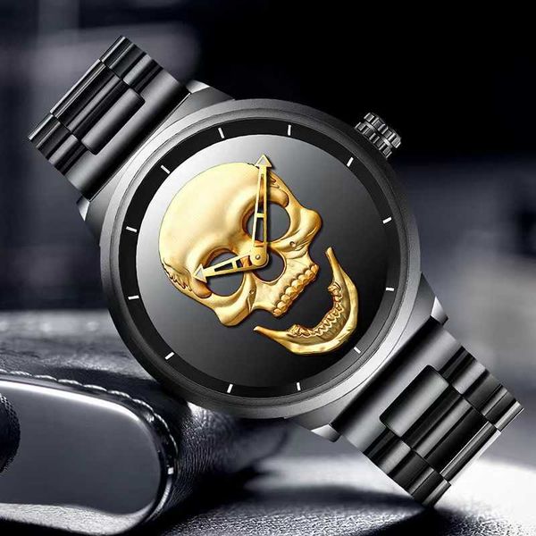 luxury ornamentsbiden brand black watches men hip hop skull fashion quartz wristwatch stianless steel waterproof clocks reloj gift ing, Silver
luxury ornamentsbiden brand black watches men hip hop skull fashion quartz wristwatch stianless steel waterproof clocks reloj gift ing, Silver