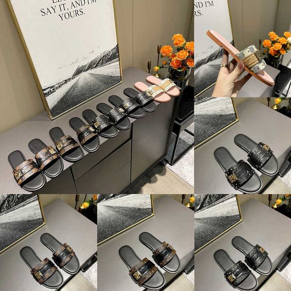 2023 sheepskin leather women lady girl outsole summer gold buckle accessory lock it flat mule slides slipper thong plaid monograms sandal sh, Black
2023 sheepskin leather women lady girl outsole summer gold buckle accessory lock it flat mule slides slipper thong plaid monograms sandal sh, Black