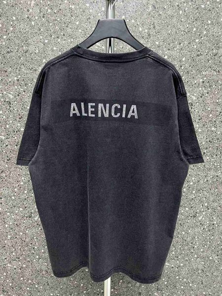 plush t shirt designer luxury coats balciga edition paris b fw back diamond rhinestone letter short sleeve men's and women's loose, Black
plush t shirt designer luxury coats balciga edition paris b fw back diamond rhinestone letter short sleeve men's and women's loose, Black