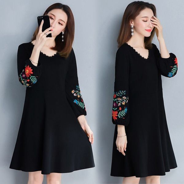 casual dresses black dress women elegant embroidery flower dresses puff sleeve v neck linen ladies loose clothes vestidos 230321, Black;gray
casual dresses black dress women elegant embroidery flower dresses puff sleeve v neck linen ladies loose clothes vestidos 230321, Black;gray