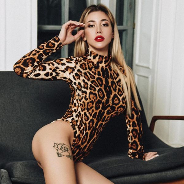 womens jumpsuits rompers leopard printed bodycon bodysuits spring women long sleeve mock neck skinny body suit shorts 230321, Black;white
womens jumpsuits rompers leopard printed bodycon bodysuits spring women long sleeve mock neck skinny body suit shorts 230321, Black;white