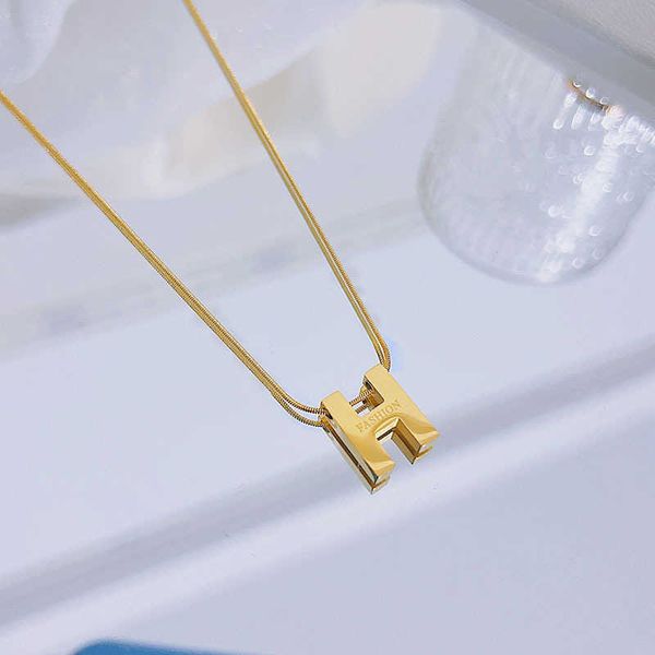 pendant necklaces strands strings steel color-resistant h letter necklace for women in minority design high grade light luxury net red simpl, Silver
pendant necklaces strands strings steel color-resistant h letter necklace for women in minority design high grade light luxury net red simpl, Silver