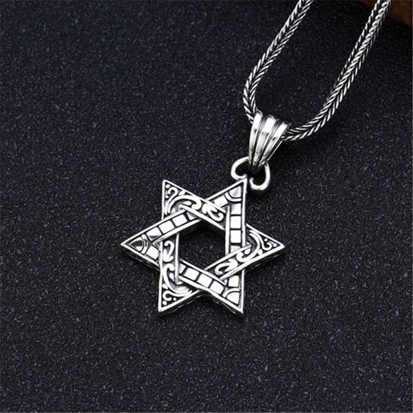 six pointed star scroll pendant necklace 925 sterling silver necklace antique vintage gothic punk hiphop fashion timeless mens vintage fine
six pointed star scroll pendant necklace 925 sterling silver necklace antique vintage gothic punk hiphop fashion timeless mens vintage fine