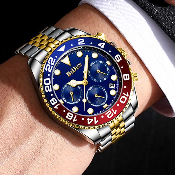 luxury ornamentsbiden watch for mens auto date fashion waterproof quartz wristwatches stianless steel chronograph aaa clocks reloj hombre, Silver
luxury ornamentsbiden watch for mens auto date fashion waterproof quartz wristwatches stianless steel chronograph aaa clocks reloj hombre, Silver