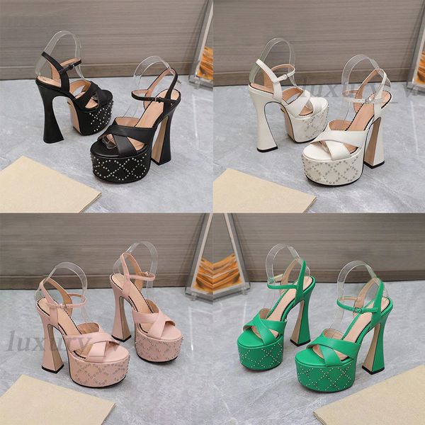 designer platform sandals women stud sandals interlocking embellished sandal ankle strap chunky heels double waterproof dress shoes, Black
designer platform sandals women stud sandals interlocking embellished sandal ankle strap chunky heels double waterproof dress shoes, Black