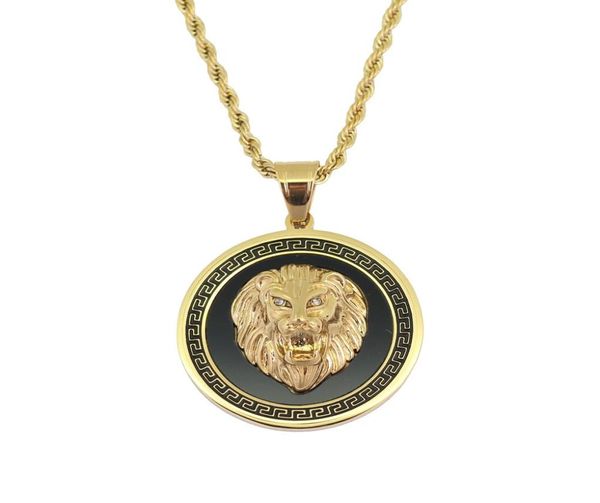 hip hop lion head round pendant necklaces for men western animal luxury necklace stainless steel cuban chains dog tag jewelry 4182889, Silver
hip hop lion head round pendant necklaces for men western animal luxury necklace stainless steel cuban chains dog tag jewelry 4182889, Silver