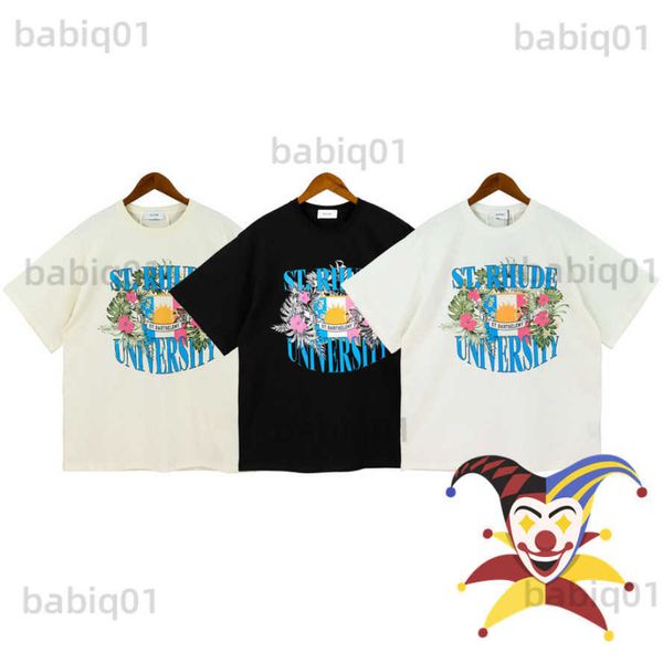 men's t-shirts 2023ss rhude t-shirt men woman flower print loose casual cotton tees t230321, White;black
men's t-shirts 2023ss rhude t-shirt men woman flower print loose casual cotton tees t230321, White;black