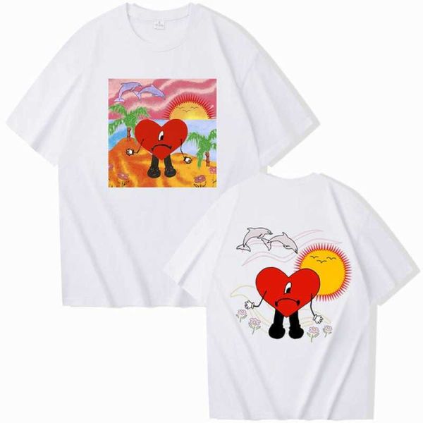 women's t-shirt singer bad bunny's new album un verano sin ti printed cotton t-shirt korean version loose, White
women's t-shirt singer bad bunny's new album un verano sin ti printed cotton t-shirt korean version loose, White