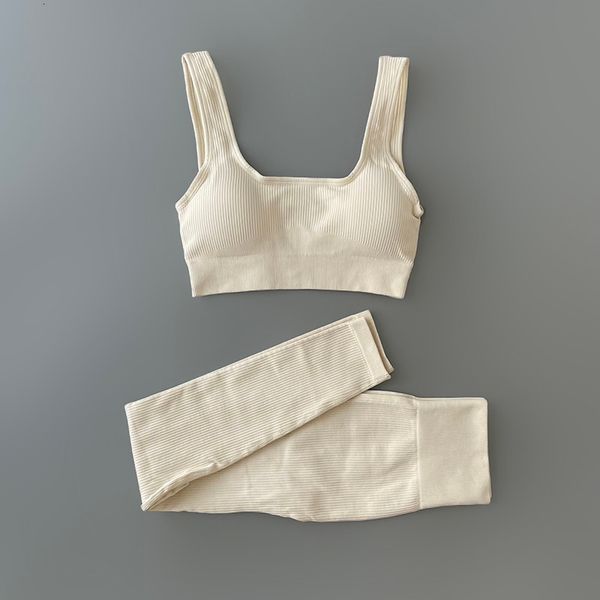 active sets yoga outfits ribbed clothing set high waist leggings and two piece set seamless tracksuit fitness workout gym wear 230321
active sets yoga outfits ribbed clothing set high waist leggings and two piece set seamless tracksuit fitness workout gym wear 230321