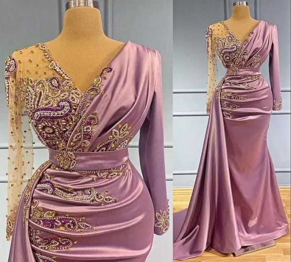 light purple mermaid evening dresses wear sheer v neck crystal beaded long sleeves formal prom party second reception special occa2195164, Black;red
light purple mermaid evening dresses wear sheer v neck crystal beaded long sleeves formal prom party second reception special occa2195164, Black;red