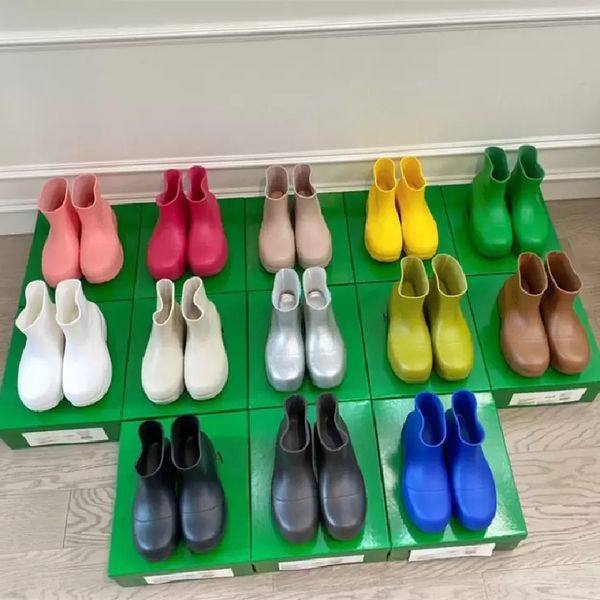 designer boots luxury women candy colorful waterproof boots pvc rubber ankle sneakers rain boots fashion platform shoes, Black
designer boots luxury women candy colorful waterproof boots pvc rubber ankle sneakers rain boots fashion platform shoes, Black