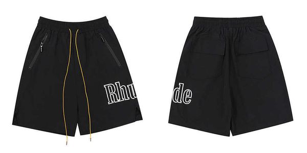 men's pants 2022 spring and summer new fashion brand rhude side seam print pocket zipper men's casual sports five-point shorts, Black
men's pants 2022 spring and summer new fashion brand rhude side seam print pocket zipper men's casual sports five-point shorts, Black