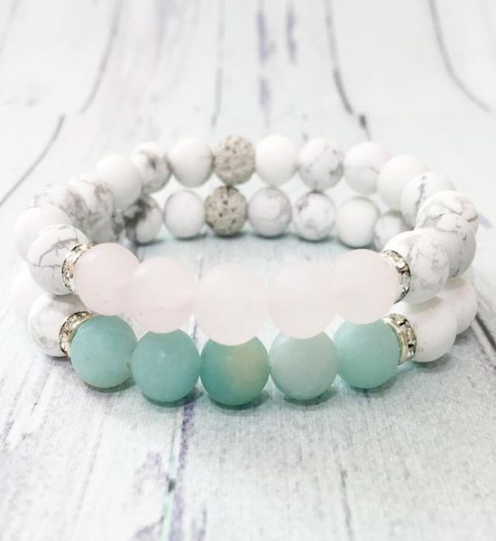 mg0555 natural matte amazonite menwomens couple bracelet matte rose quartz howlite bracelet friendship jewelry5738818, Black
mg0555 natural matte amazonite menwomens couple bracelet matte rose quartz howlite bracelet friendship jewelry5738818, Black