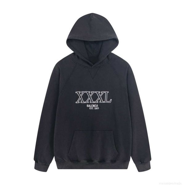 plush t shirt designer luxury coats balciga paris embroidery classic cotton letters loose casual pullover hoodie men's and women's, Black
plush t shirt designer luxury coats balciga paris embroidery classic cotton letters loose casual pullover hoodie men's and women's, Black