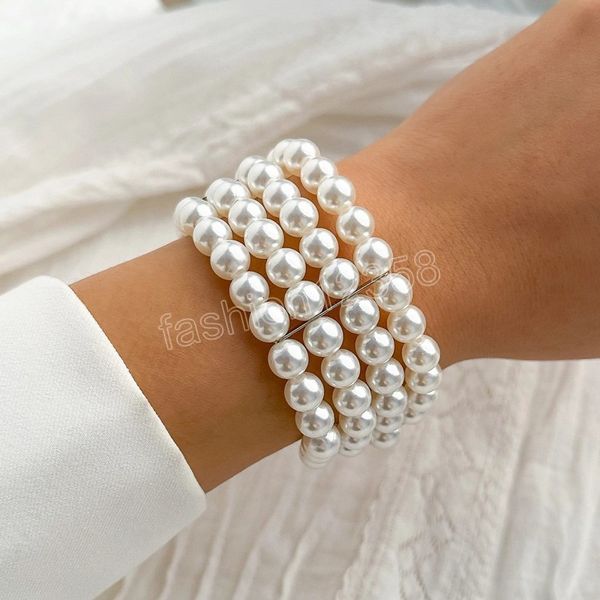 elegant layered pearl beads bracelets for women trendy wide beaded hand chains 2023 fashion jewelry weddings accessories girls, Golden;silver
elegant layered pearl beads bracelets for women trendy wide beaded hand chains 2023 fashion jewelry weddings accessories girls, Golden;silver