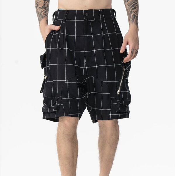 pocket plaid thin summer cargo shorts men's elastic waist wide leg oversized sport casual five point pants
pocket plaid thin summer cargo shorts men's elastic waist wide leg oversized sport casual five point pants