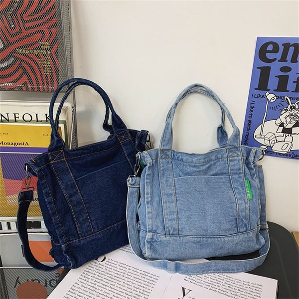 shopping bags 2023 denim shoulder hand woman's large capacity crossbody casual jeans vintage eco tote messenger 230321
shopping bags 2023 denim shoulder hand woman's large capacity crossbody casual jeans vintage eco tote messenger 230321