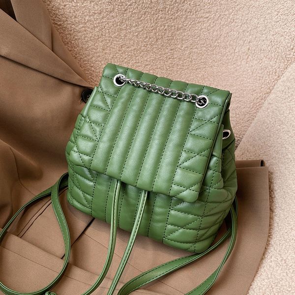 school bags ladies' small backpack wild chain fashion embroidered thread pu soft purse for women green 230320
school bags ladies' small backpack wild chain fashion embroidered thread pu soft purse for women green 230320
