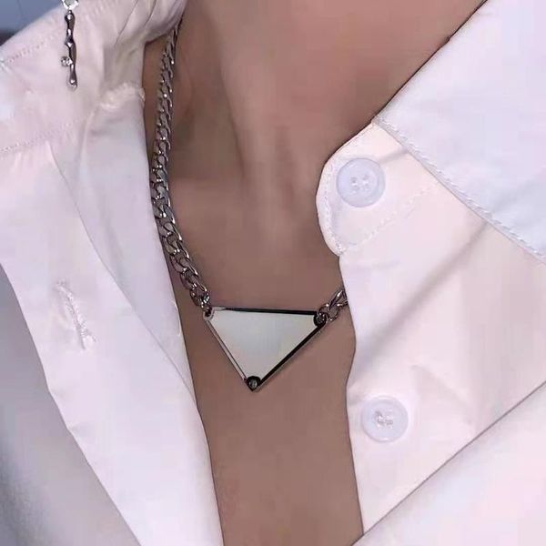 designer pendant necklace jewelry womens mens luxury chain fashion black and white triangle pendant party hip hop punk, Silver
designer pendant necklace jewelry womens mens luxury chain fashion black and white triangle pendant party hip hop punk, Silver
