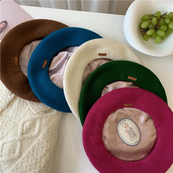 berets luna dolphin women wool british style autumn winter korean wild models leather label artist cap painter beanie hat 230321, Blue;gray
berets luna dolphin women wool british style autumn winter korean wild models leather label artist cap painter beanie hat 230321, Blue;gray