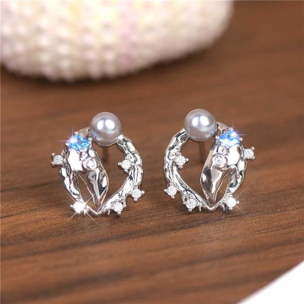 charm independent designer small blue zircon whale metal simple daily dating earrings delicate cool style female earrings jewelry gift g2303, Golden
charm independent designer small blue zircon whale metal simple daily dating earrings delicate cool style female earrings jewelry gift g2303, Golden