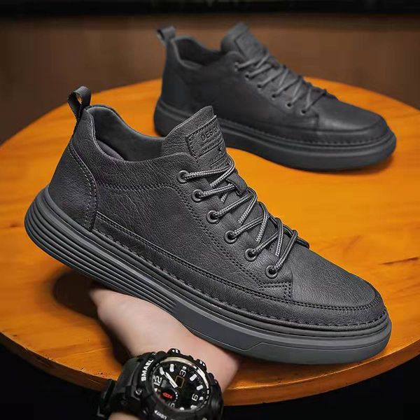 dress shoes men leather casual fashion soft sports brand designer platform sneakers male lace up walking man flat 230321, Black
dress shoes men leather casual fashion soft sports brand designer platform sneakers male lace up walking man flat 230321, Black