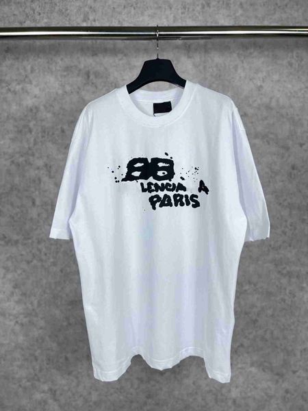 plush t shirt designer luxury coats balciga paris summer b bb handpainted graffiti letter print loose round neck couple short sleeve tshirt, Black
plush t shirt designer luxury coats balciga paris summer b bb handpainted graffiti letter print loose round neck couple short sleeve tshirt, Black