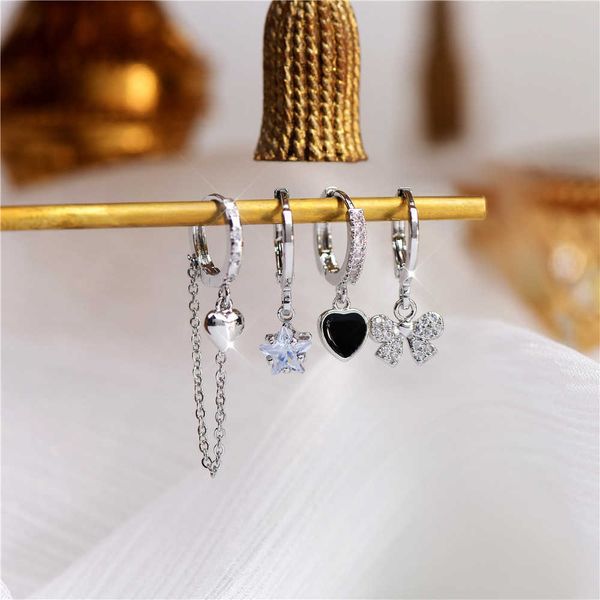 charm silver color metal tassel chain earring black colour bowknot earrings female senior temperament ear clip for women gifts g230320, Golden
charm silver color metal tassel chain earring black colour bowknot earrings female senior temperament ear clip for women gifts g230320, Golden