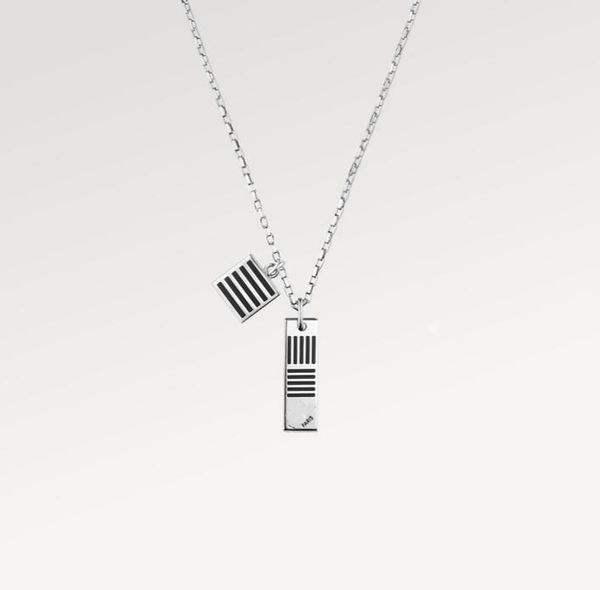 pendant necklaces letter v enamel checkerboard classic striped double brand pendant sweater chain designer jewelry luxury mens womens bijoux, Silver
pendant necklaces letter v enamel checkerboard classic striped double brand pendant sweater chain designer jewelry luxury mens womens bijoux, Silver
