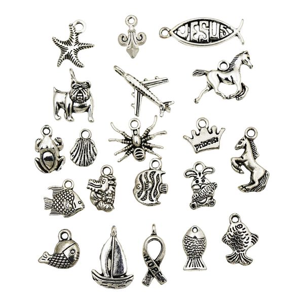 mixed animal antique silver alloy charms pendant fish horse hope dog for diy jewelry making lm203, Bronze;silver
mixed animal antique silver alloy charms pendant fish horse hope dog for diy jewelry making lm203, Bronze;silver