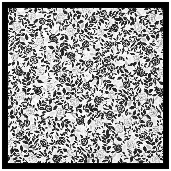 60cm plain flower women's print versatile decorative small square scarf silk necklace 0519, Blue;gray
60cm plain flower women's print versatile decorative small square scarf silk necklace 0519, Blue;gray