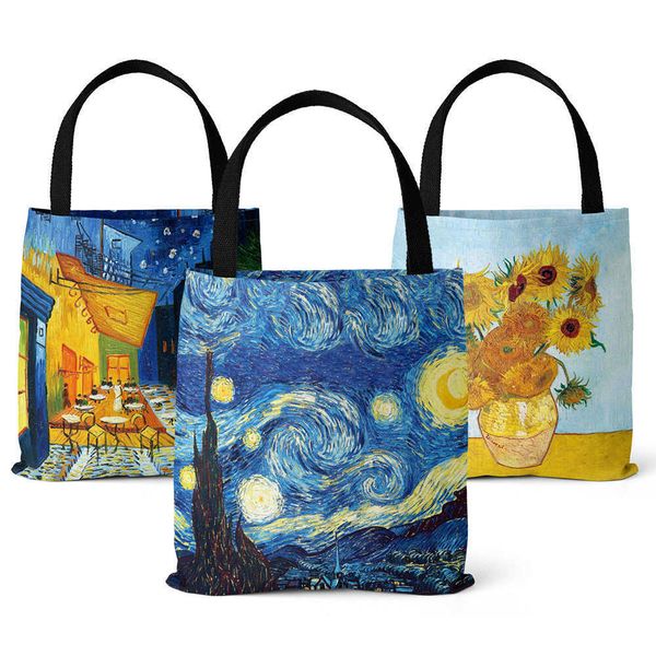 beach bags 2023 new vintage star oil painting beach tote women s canvas shopping bags fashion large handbags mens shoulder purse 230321
beach bags 2023 new vintage star oil painting beach tote women s canvas shopping bags fashion large handbags mens shoulder purse 230321