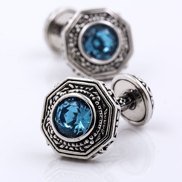 cuff links kflk brand men's shirts double blue cufflinks wedding gift buttons products guests 230320, Silver
cuff links kflk brand men's shirts double blue cufflinks wedding gift buttons products guests 230320, Silver
