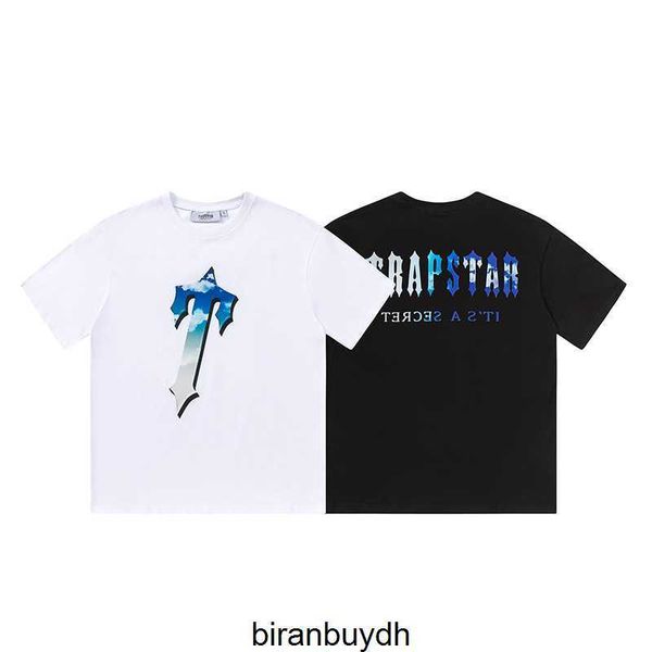 sport men's t-shirts trapstar blue sky white cloud large t letter front and back high definition print short sleeve quality t-shirt, White;black
sport men's t-shirts trapstar blue sky white cloud large t letter front and back high definition print short sleeve quality t-shirt, White;black