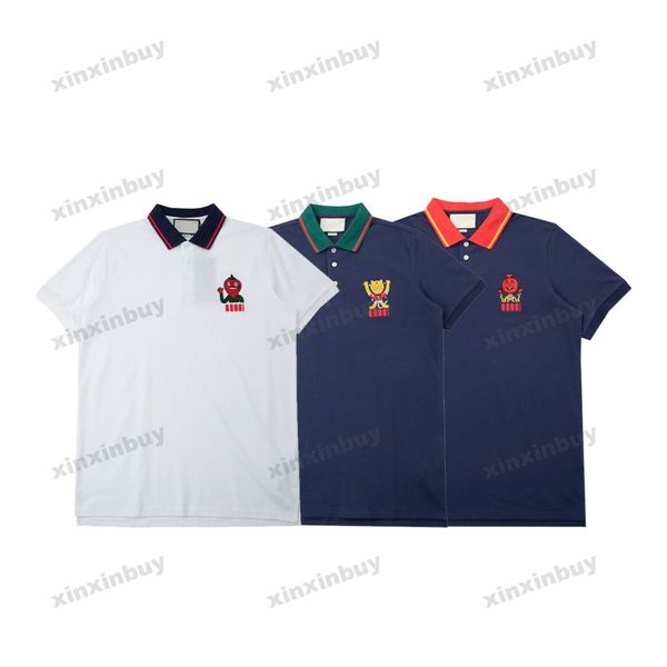 xinxinbuy men designer tee t shirt 23ss tiger fruit pattern embroidery short sleeve cotton women black white blue red s-2xl, Black;brown
xinxinbuy men designer tee t shirt 23ss tiger fruit pattern embroidery short sleeve cotton women black white blue red s-2xl, Black;brown