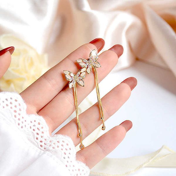 charm 14k electroplated real gold gemstone jewelry earrings butterfly zircon exquisite long unique earrings jewelry tassel earrings g230320, Golden
charm 14k electroplated real gold gemstone jewelry earrings butterfly zircon exquisite long unique earrings jewelry tassel earrings g230320, Golden