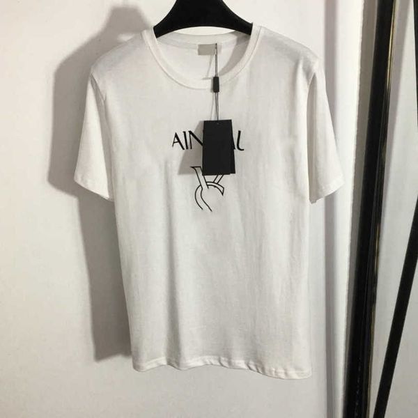 23ss women brand designer t-shirt round neck pure cotton beaded monogram print short sleeve t-shirt womens clothes a1, White
23ss women brand designer t-shirt round neck pure cotton beaded monogram print short sleeve t-shirt womens clothes a1, White
