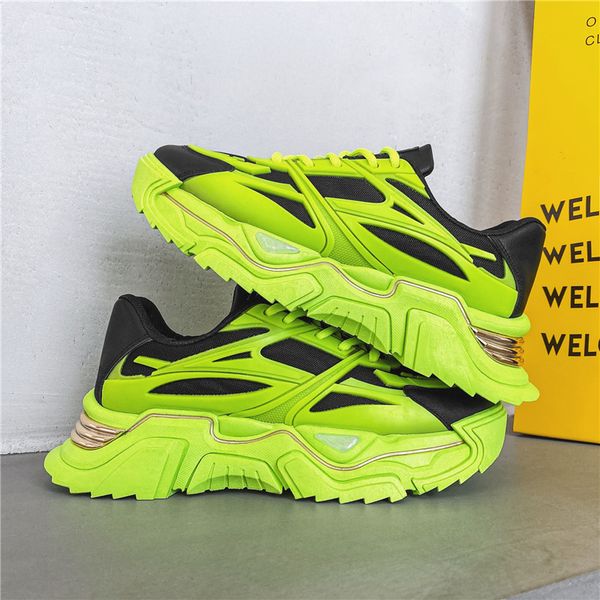 fashion platform casual men trendy green thick sole sneakers men streetwear hip hop designer sneakers for men, Black
fashion platform casual men trendy green thick sole sneakers men streetwear hip hop designer sneakers for men, Black