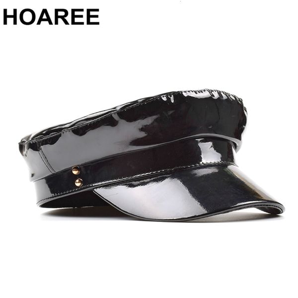 ball caps hoaree black patent leather military hat women solid vintage s ladies flat cap spring autumn female brand sailor 230321, Blue;gray
ball caps hoaree black patent leather military hat women solid vintage s ladies flat cap spring autumn female brand sailor 230321, Blue;gray