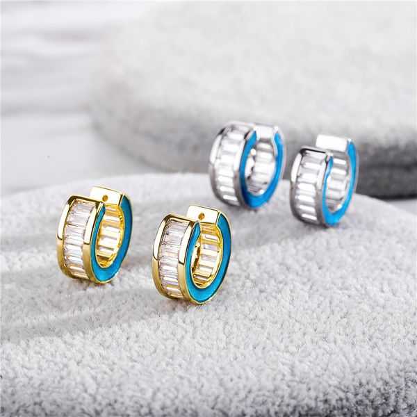 fashion stud earring iced out zircon colored luminous earrings men's and women's square drill ear clip, Golden;silver
fashion stud earring iced out zircon colored luminous earrings men's and women's square drill ear clip, Golden;silver