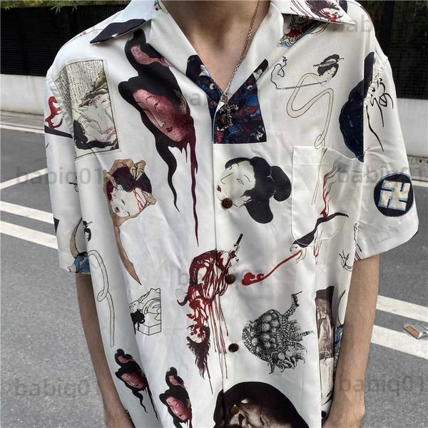 men's casual shirts 2022ss wacko maria shirt men women t-shirt wacko maria hawaiian short shirt summer style tees t230321, White;black
men's casual shirts 2022ss wacko maria shirt men women t-shirt wacko maria hawaiian short shirt summer style tees t230321, White;black