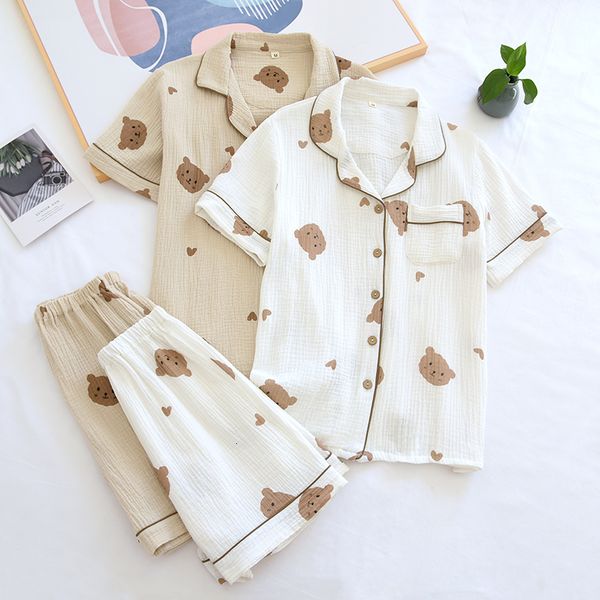 women's sleepwear summer couple pure cotton bear love cute pajamas set sleepwear female short-sleeved pijama suit loungewear crepe ladi, Black;red
women's sleepwear summer couple pure cotton bear love cute pajamas set sleepwear female short-sleeved pijama suit loungewear crepe ladi, Black;red